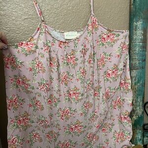 Nine Xis Pink Floral Camisole Top